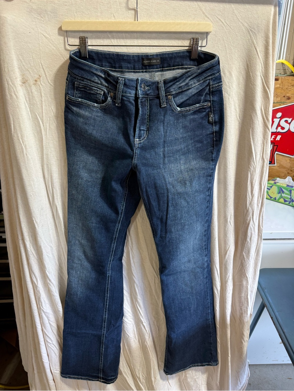 Silver Jeans - Dark Blue Women's Straight Jeans